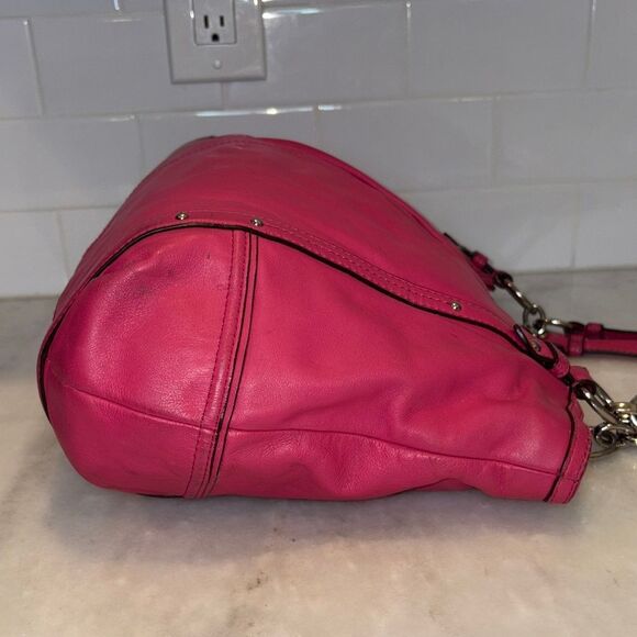 Coach Purse Handbag Leather Pocketbook Alexandria Chain Shoulder Bag - Picture 6 of 16